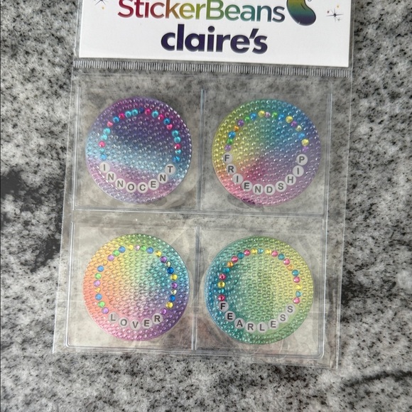 Claire's Other - Claire's Multicolor Sticker Beans Set